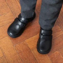 Sale Engineer BOY/Kids Velcro School Shoes | Leather School Shoes