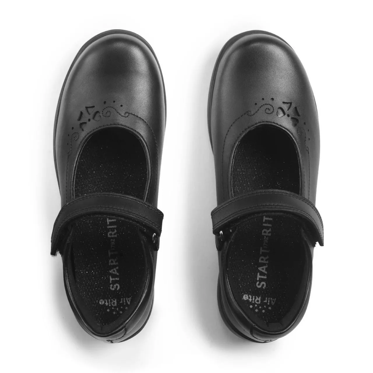 New Glisten Kids Velcro School Shoes | Leather School Shoes