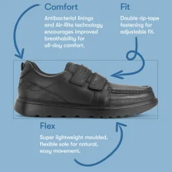 Fashion Mission BOY/Kids Lace Up School Shoes | Leather School Shoes