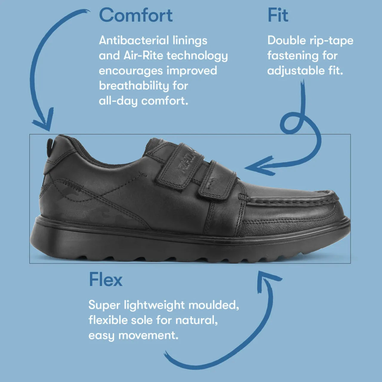 Fashion Mission BOY/Kids Lace Up School Shoes | Leather School Shoes