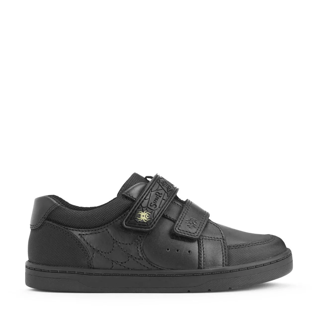 Fashion Spider Web BOY/Kids Velcro School Shoes | Leather School Shoes
