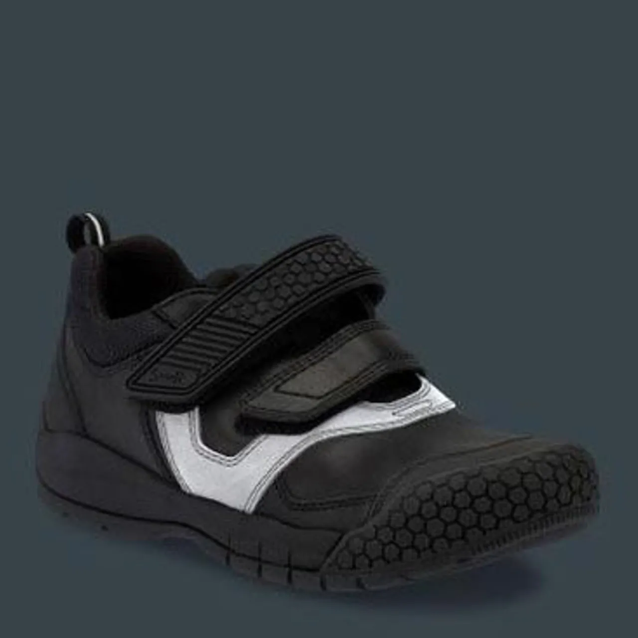 Outlet Strike BOY/Kids Velcro School Shoes | Leather School Shoes